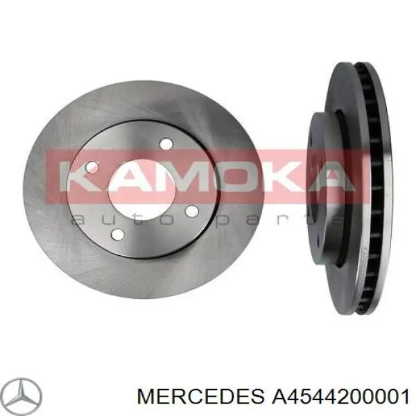 Передние тормозные диски A4544200001 Mercedes