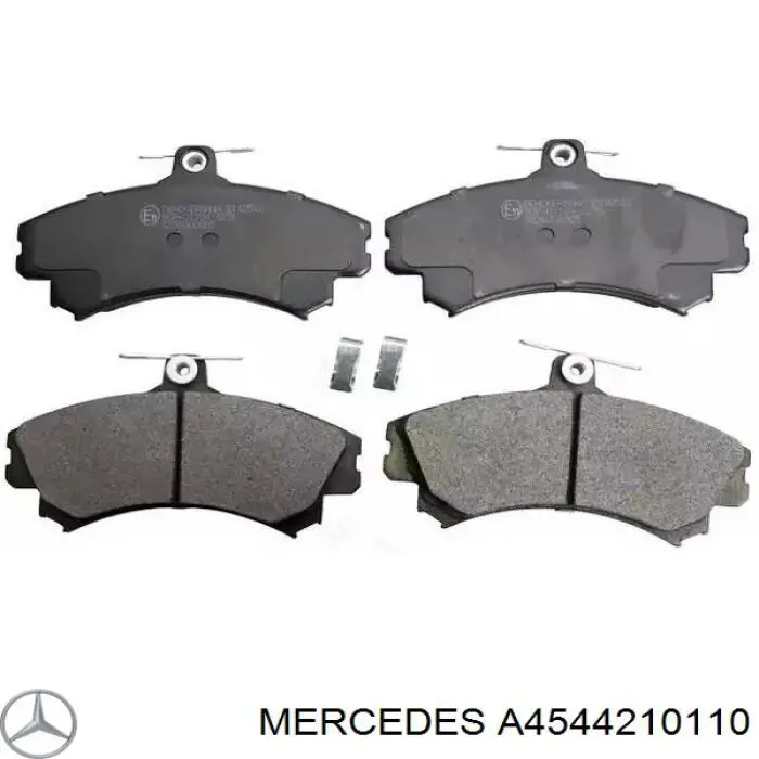 Передние тормозные колодки A4544210110 Mercedes