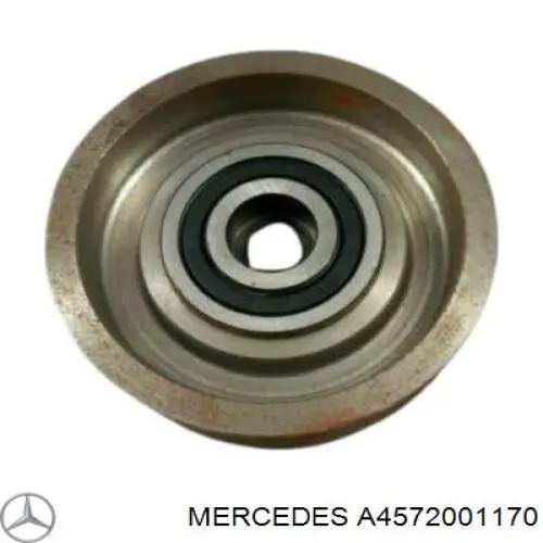 457200117080 Mercedes rolo parasita da correia de transmissão