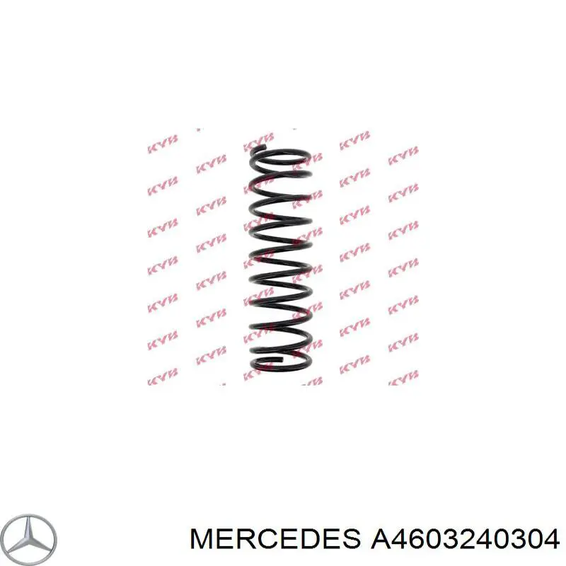 Пружина задняя Mercedes 4603240304