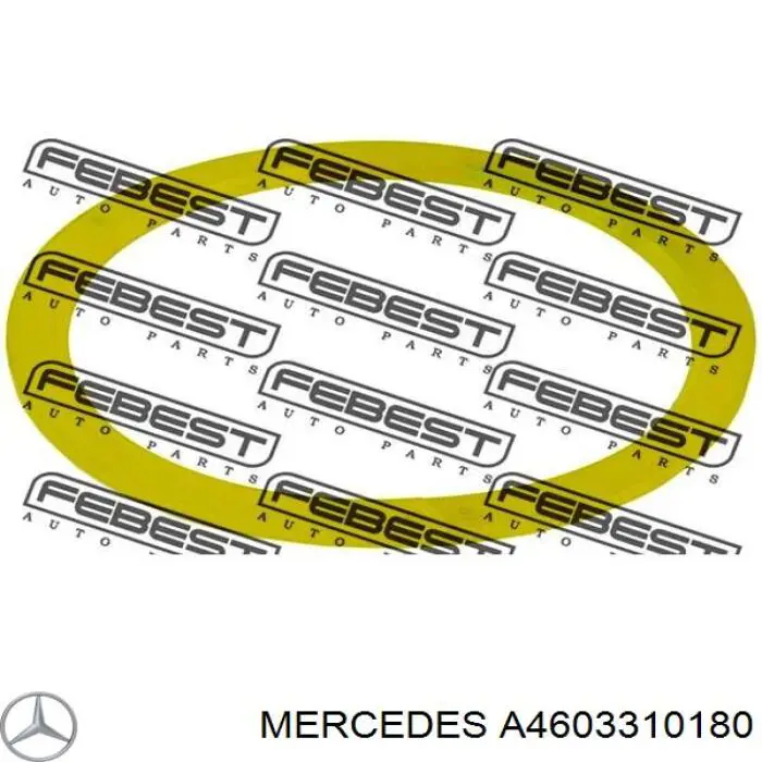 Прокладка картера переднього моста A4603310180 Mercedes