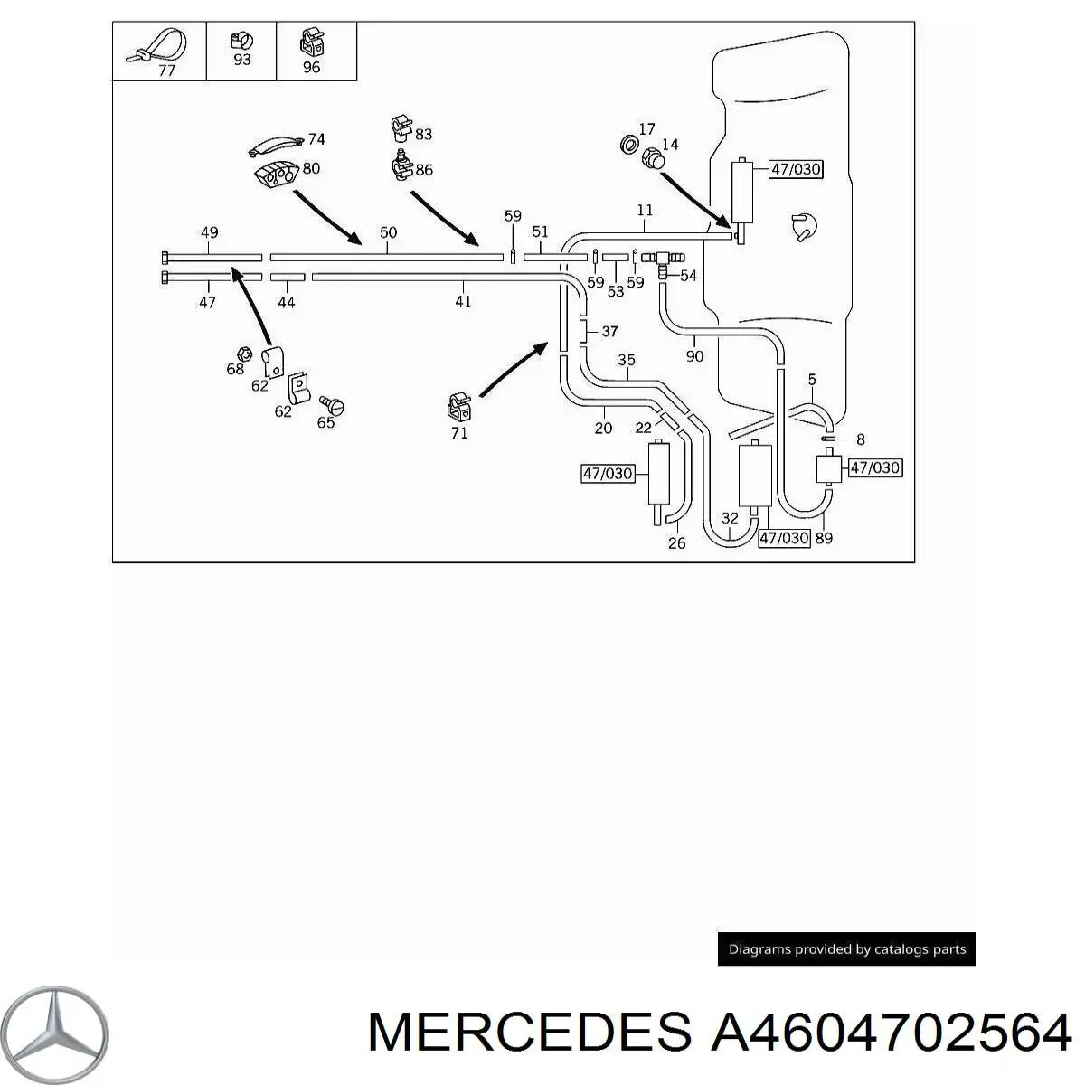 A4604702564 Mercedes 