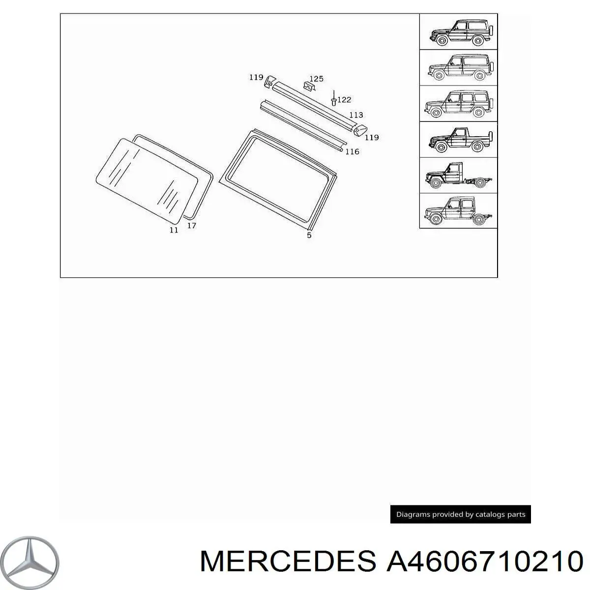 Автостекло на Mercedes G I W463