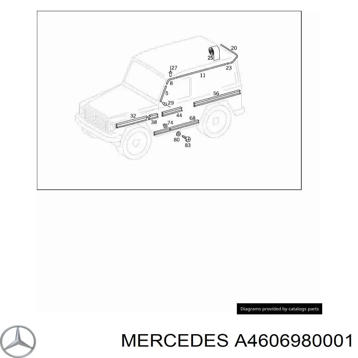 A4606980001 Mercedes 