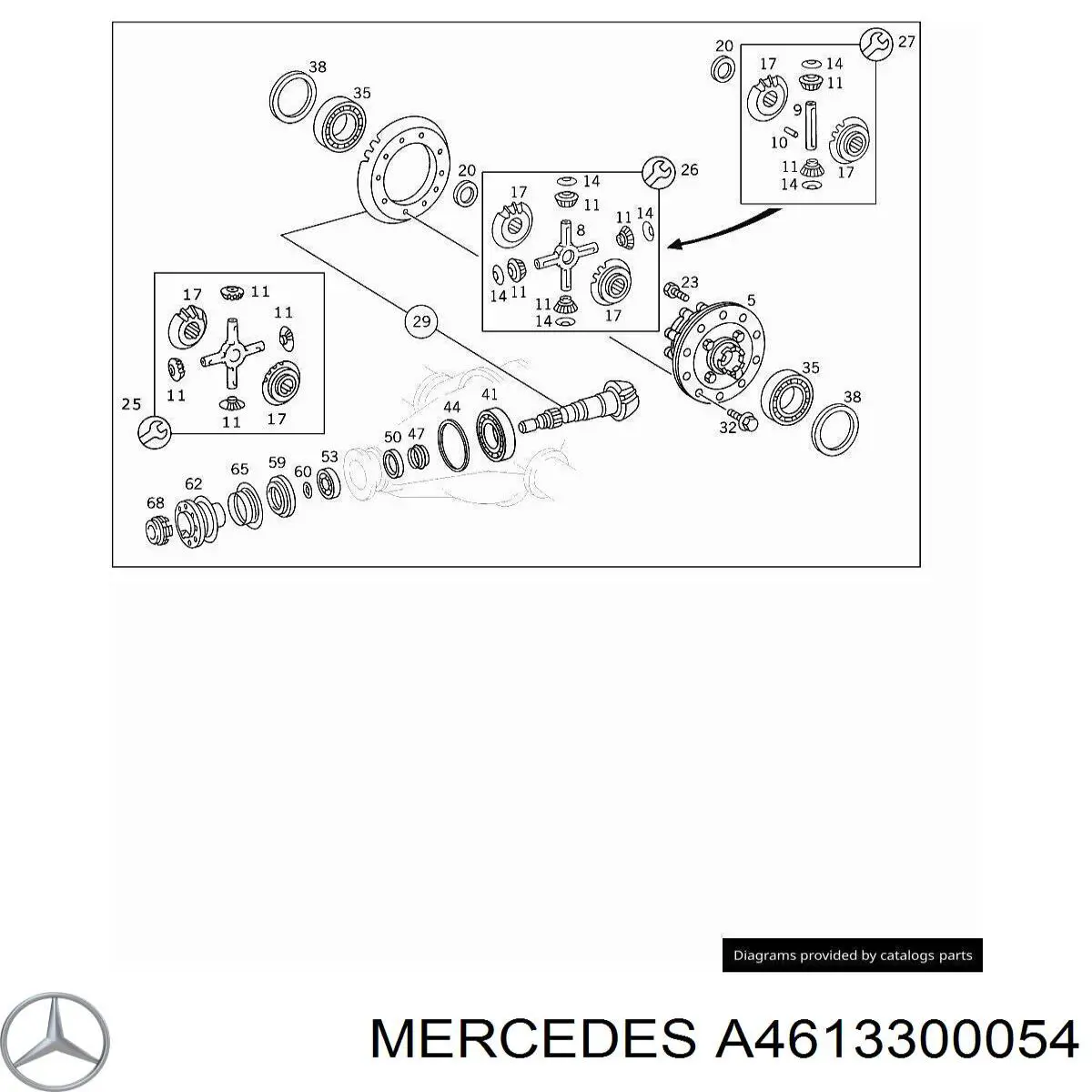  Mercedes A4613300054 цена, от 380.08 USD