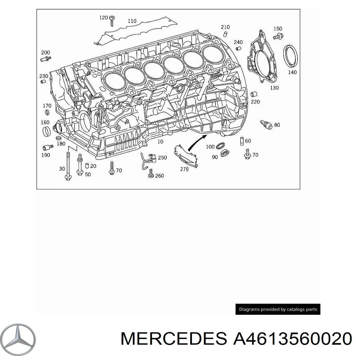  Mercedes A4613560020 цена, от 40.39 USD