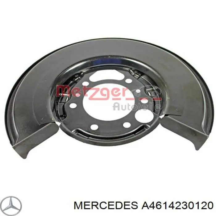 Защита тормозного диска заднего левая A4614230120 Mercedes