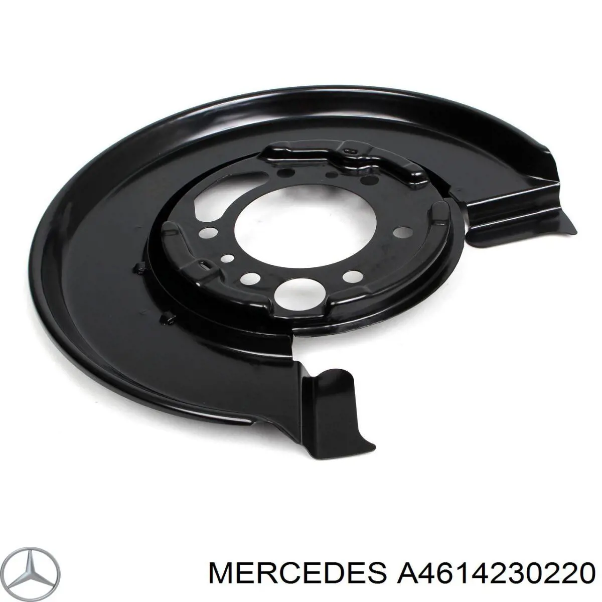 Chapa protectora contra salpicaduras, disco de freno trasero derecho A4614230220 Mercedes