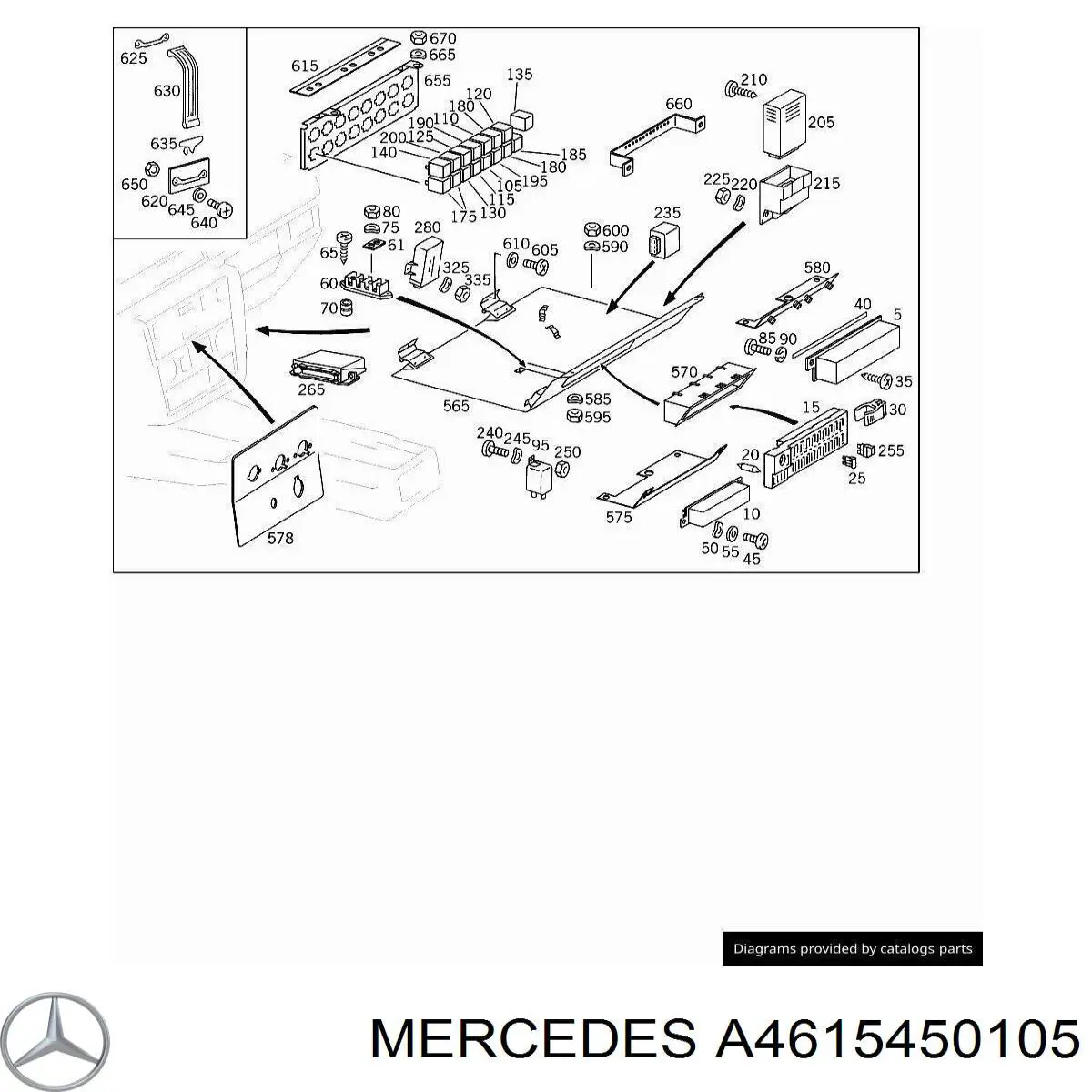 A4615450105 Mercedes 