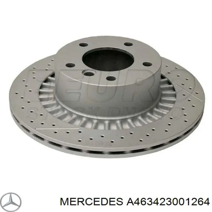 A463423001264 Mercedes disco do freio traseiro