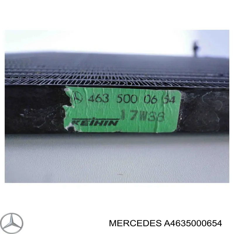 Radiador de aparelho de ar condicionado para Mercedes G (W463)