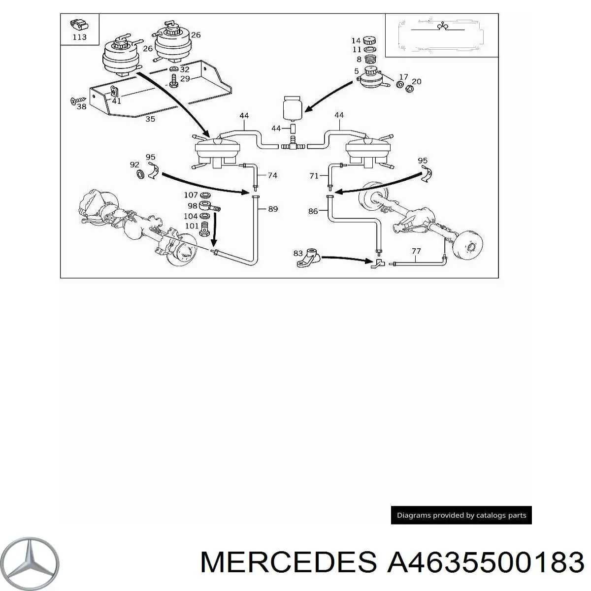 A4635500183 Mercedes 