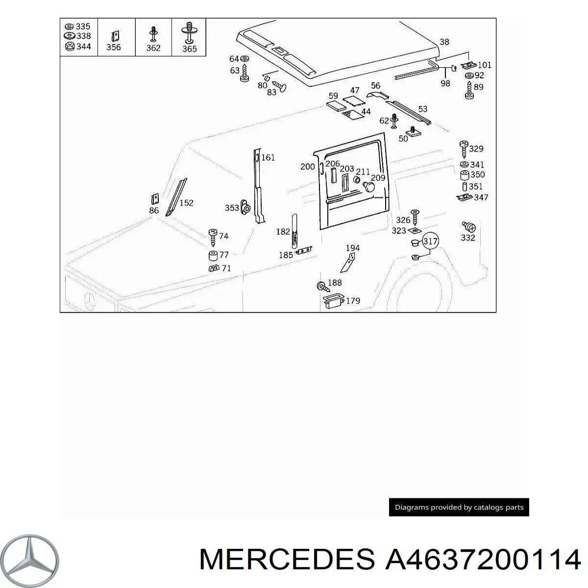  Mercedes A4637200114 цена, от 8.64 USD
