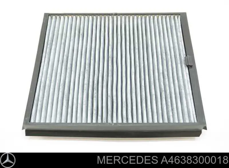 A4638300018 Mercedes filtro de salão