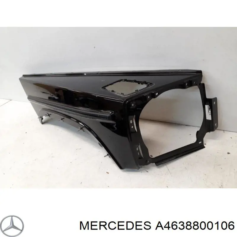A4638800106 Mercedes pára-lama dianteiro direito