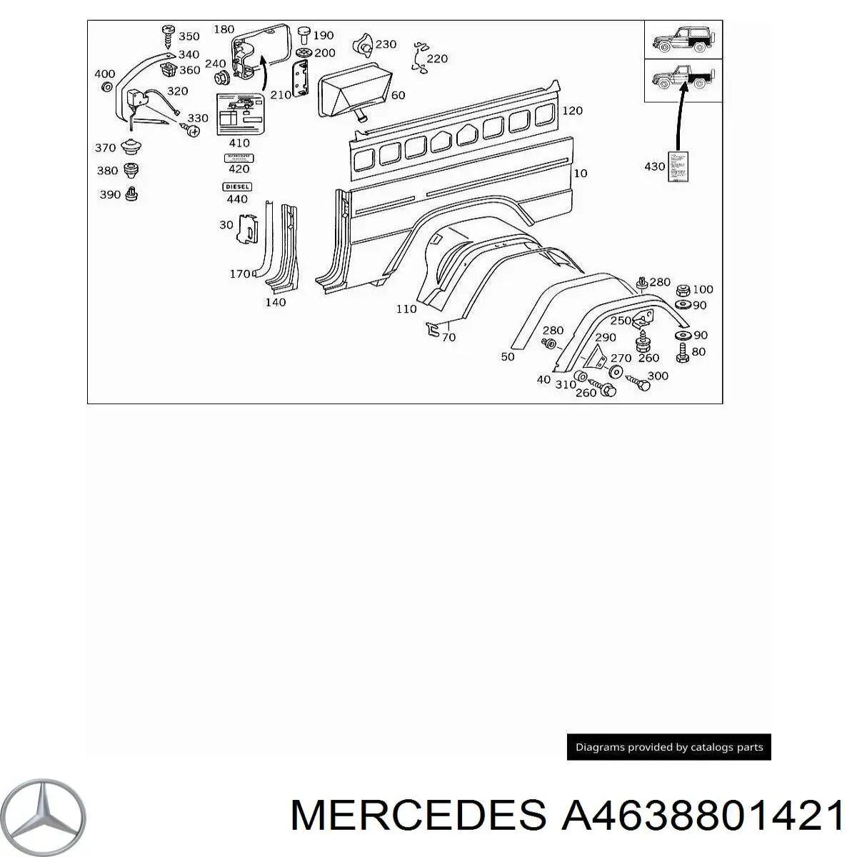 4638801421 Mercedes 