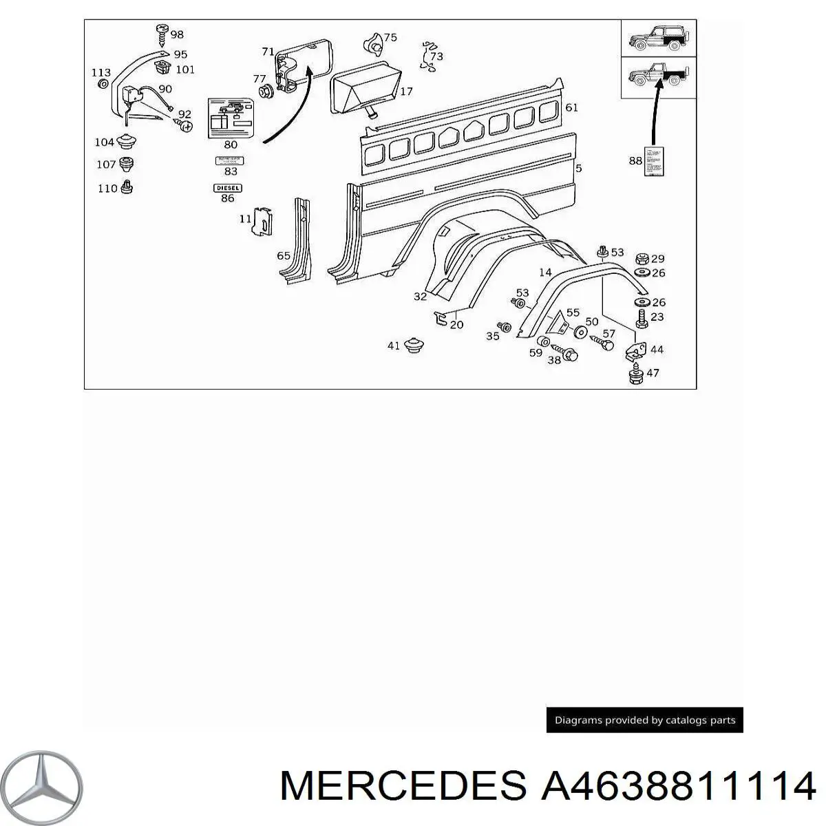 A4638811114 Mercedes 