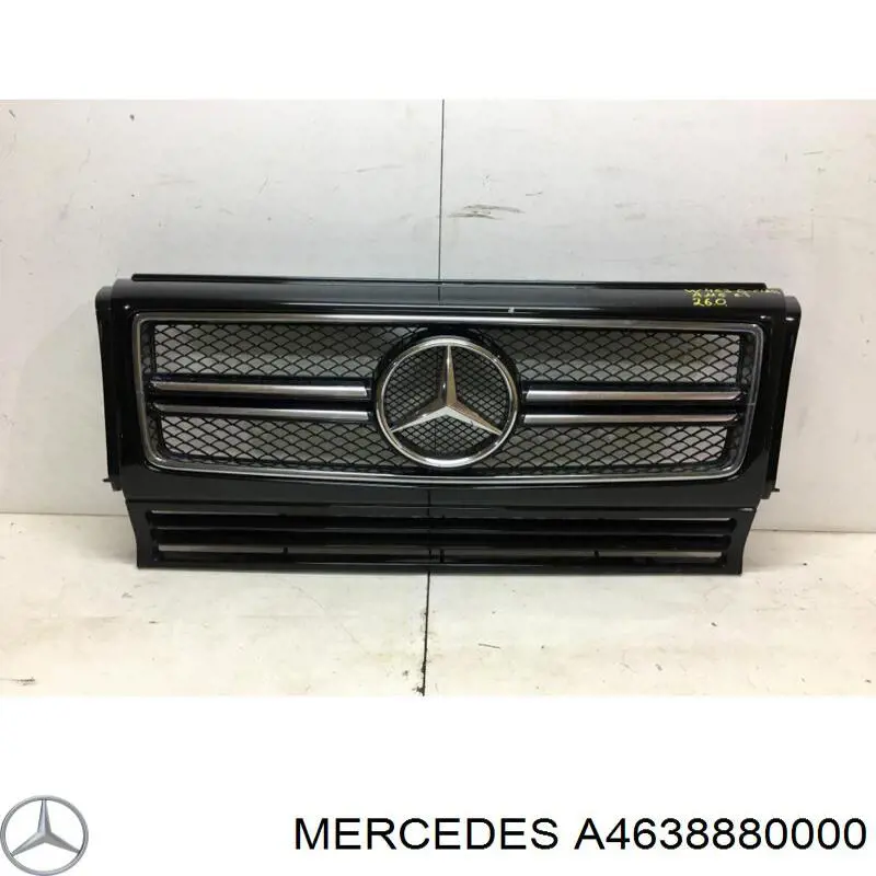 Решетка радиатора на Mercedes G W463 (Мерседес-бенц Ж)