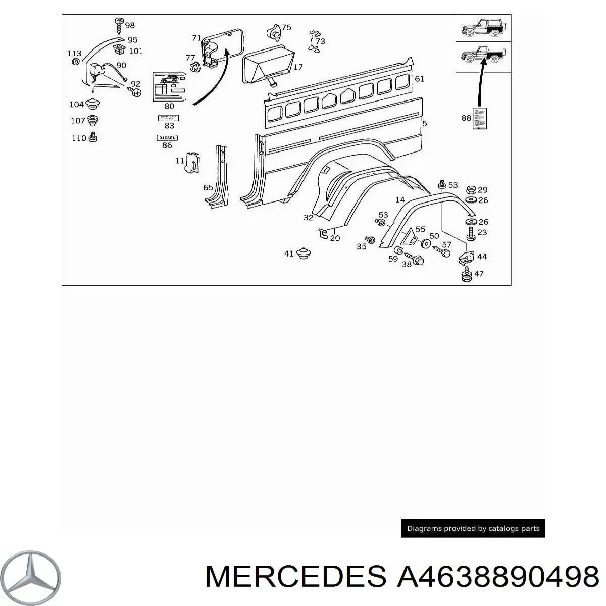 A4638890498 Mercedes 