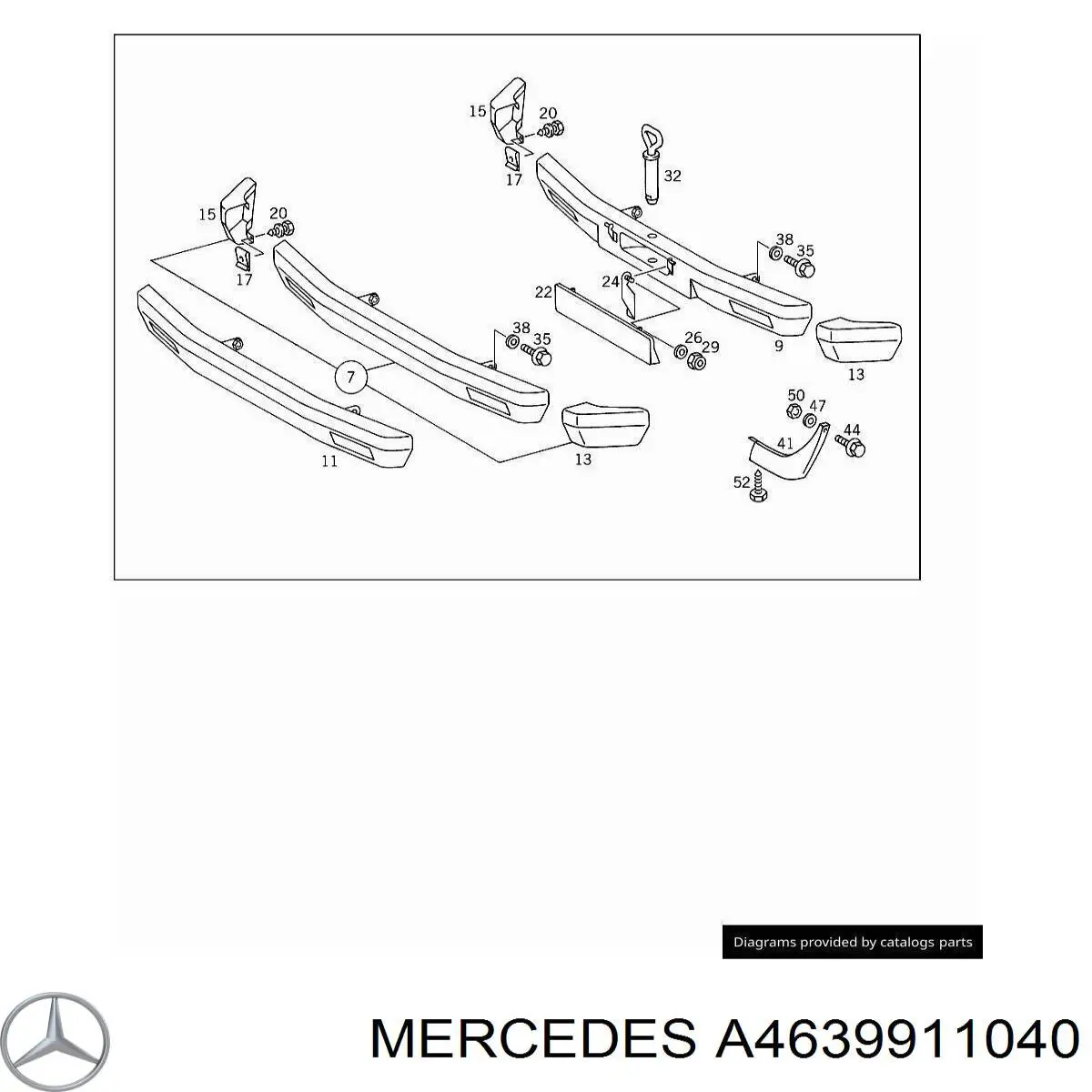  Mercedes A4639911040 цена, от 8.70 USD