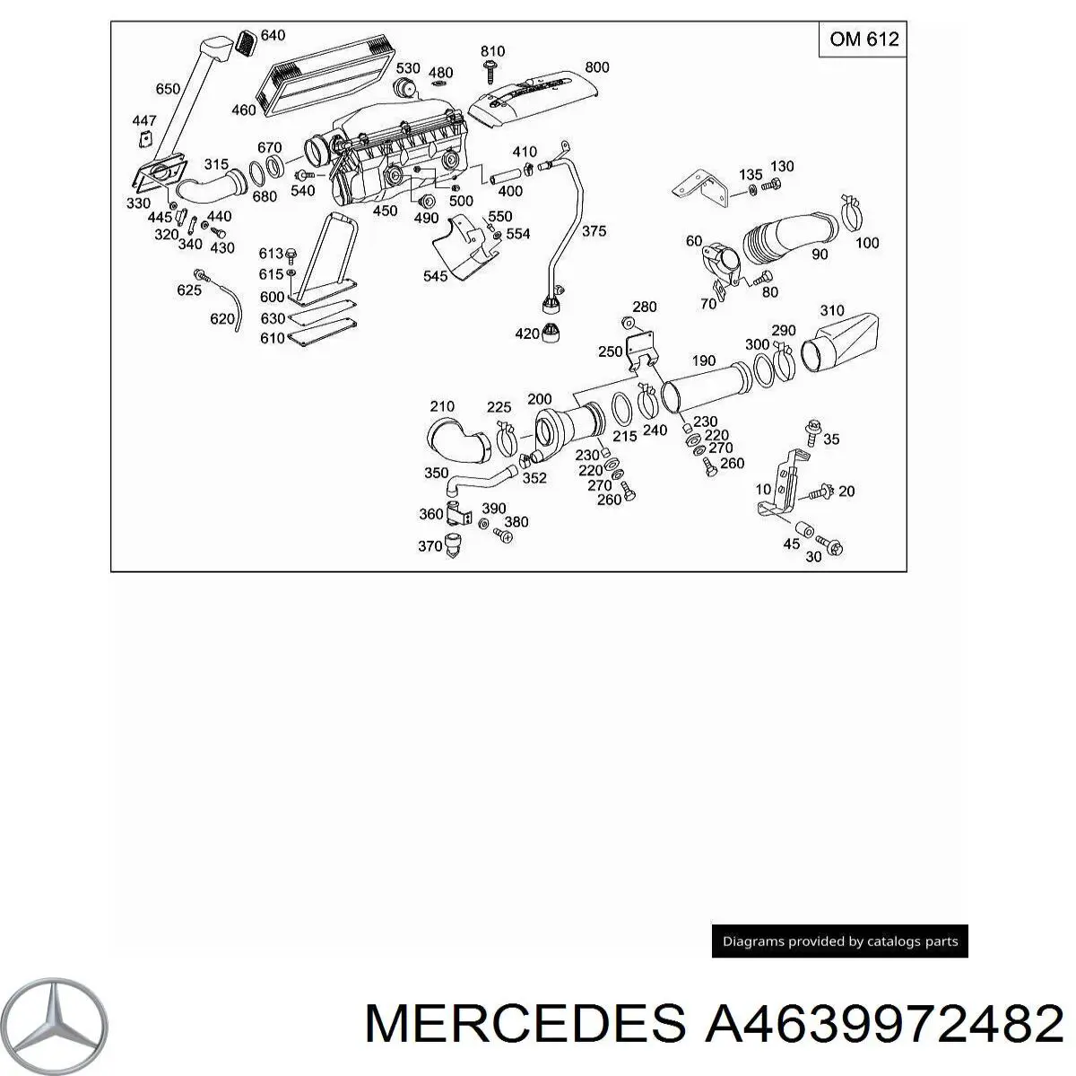  Mercedes A4639972482 цена, от 16.37 USD