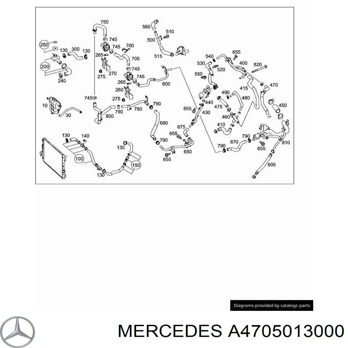 A4705013000 Mercedes 