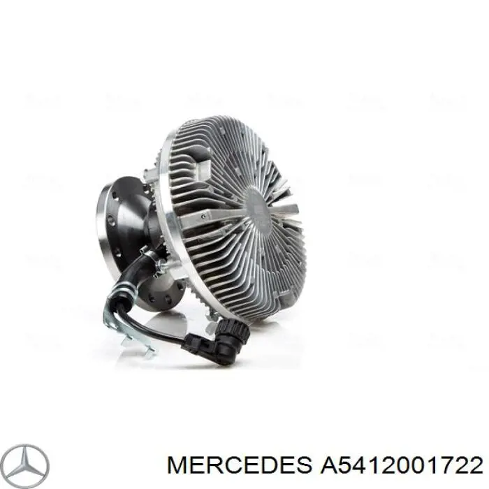 A5412001722 Mercedes вискомуфта (вязкостная муфта вентилятора охлаждения)