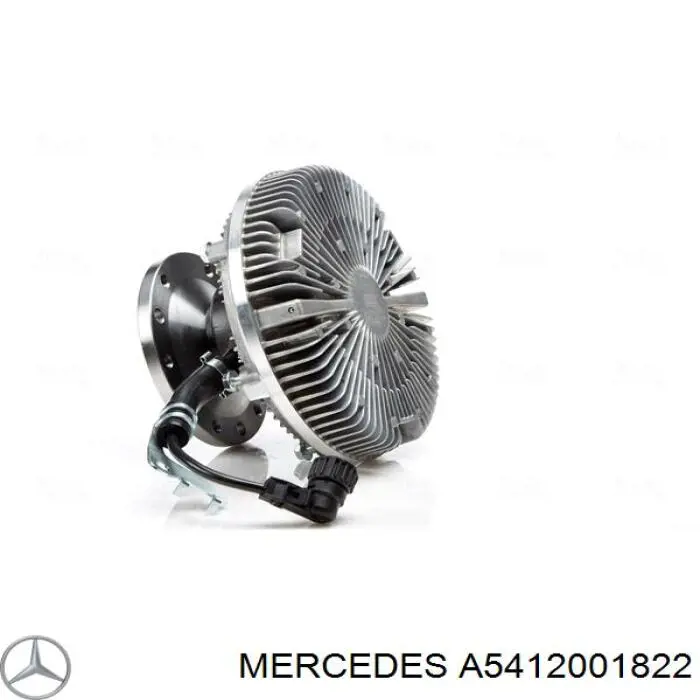 A5412001822 Mercedes вискомуфта (вязкостная муфта вентилятора охлаждения)