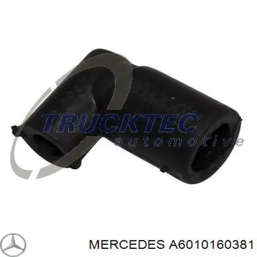 A6010160381 Mercedes cano derivado do sistema de recirculação dos gases de escape egr