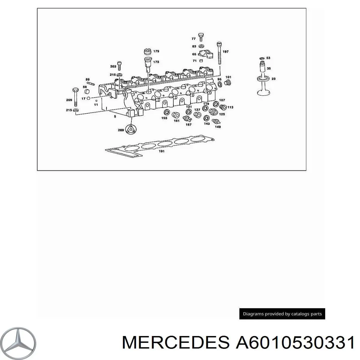 Седло клапана выпускного Mercedes A6010530331 цена, от 45.66 USD