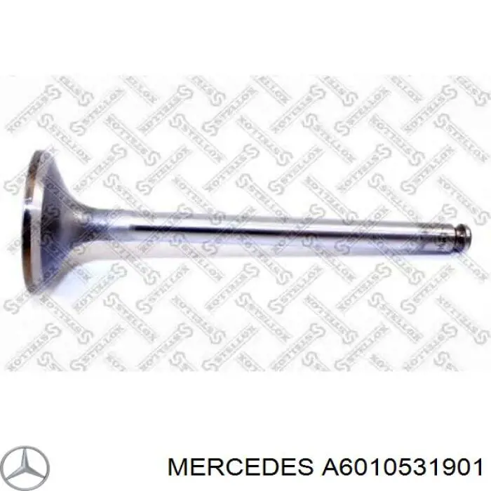 Клапан впускной Mercedes A6010531901