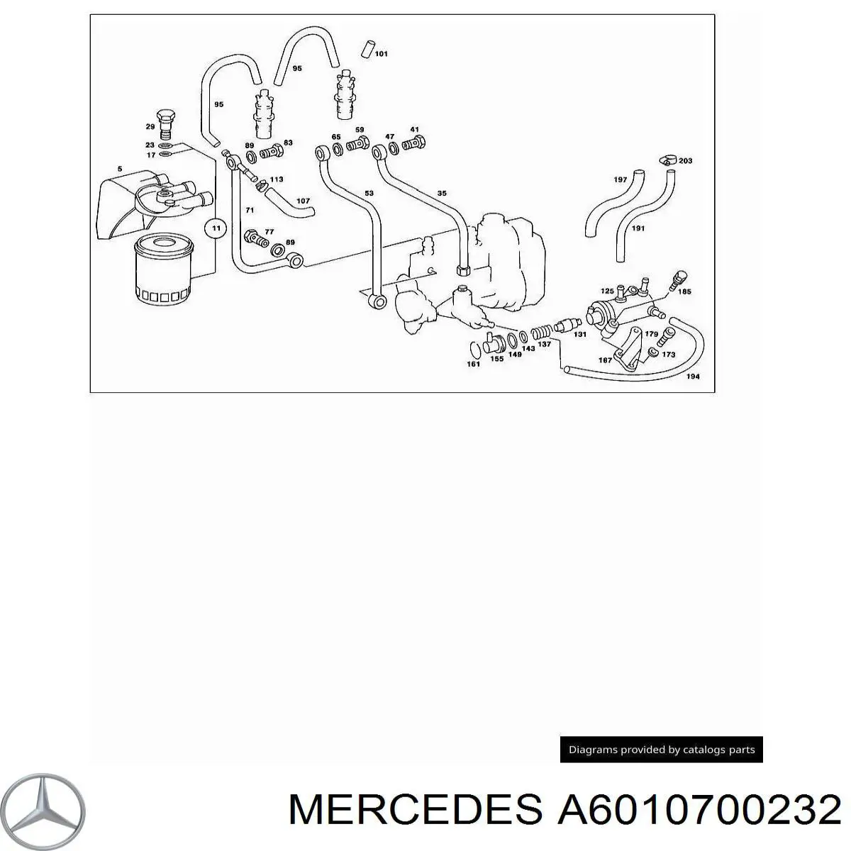 A6010700232 Mercedes 