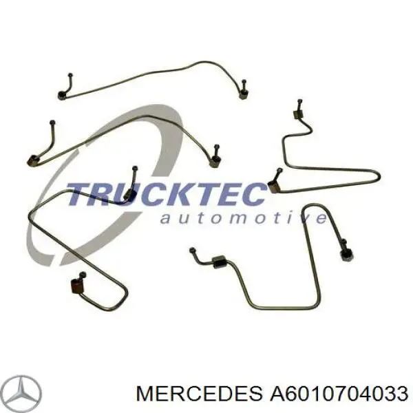 A6010704033 Mercedes tubo de combustível do injetor de 4º cilindro