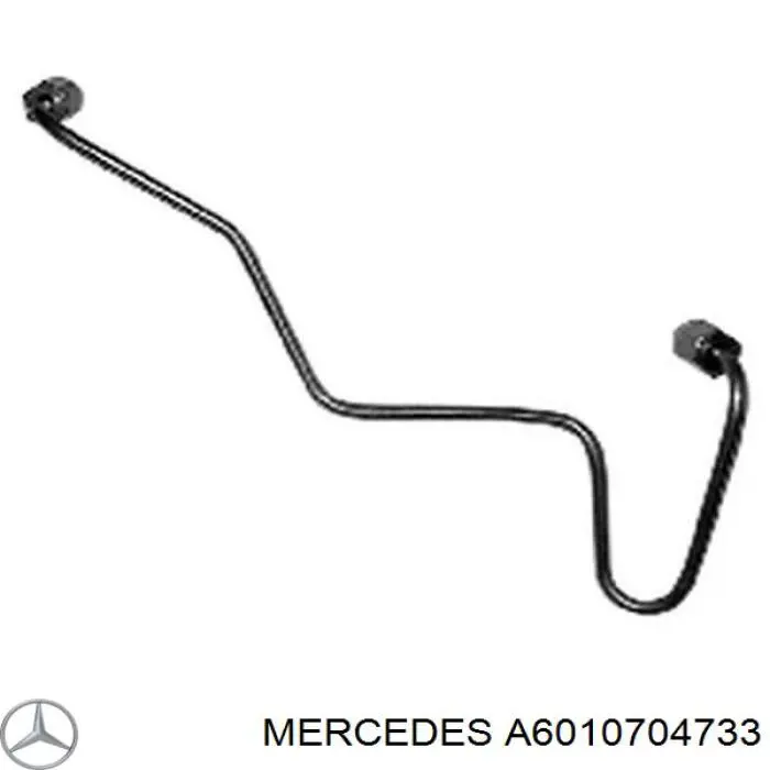 Трубка топливная форсунки 3-го цилиндра Mercedes 6010704733 цена, от 11.98 USD