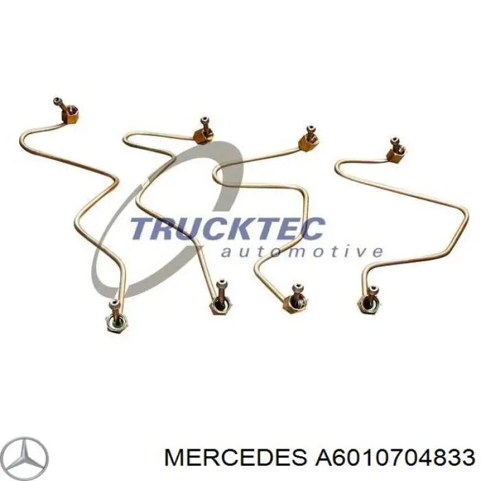 A6010704833 Mercedes трубка топливная форсунки 4-го цилиндра
