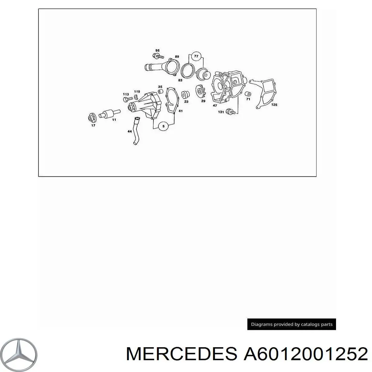  A6012001252 Mercedes