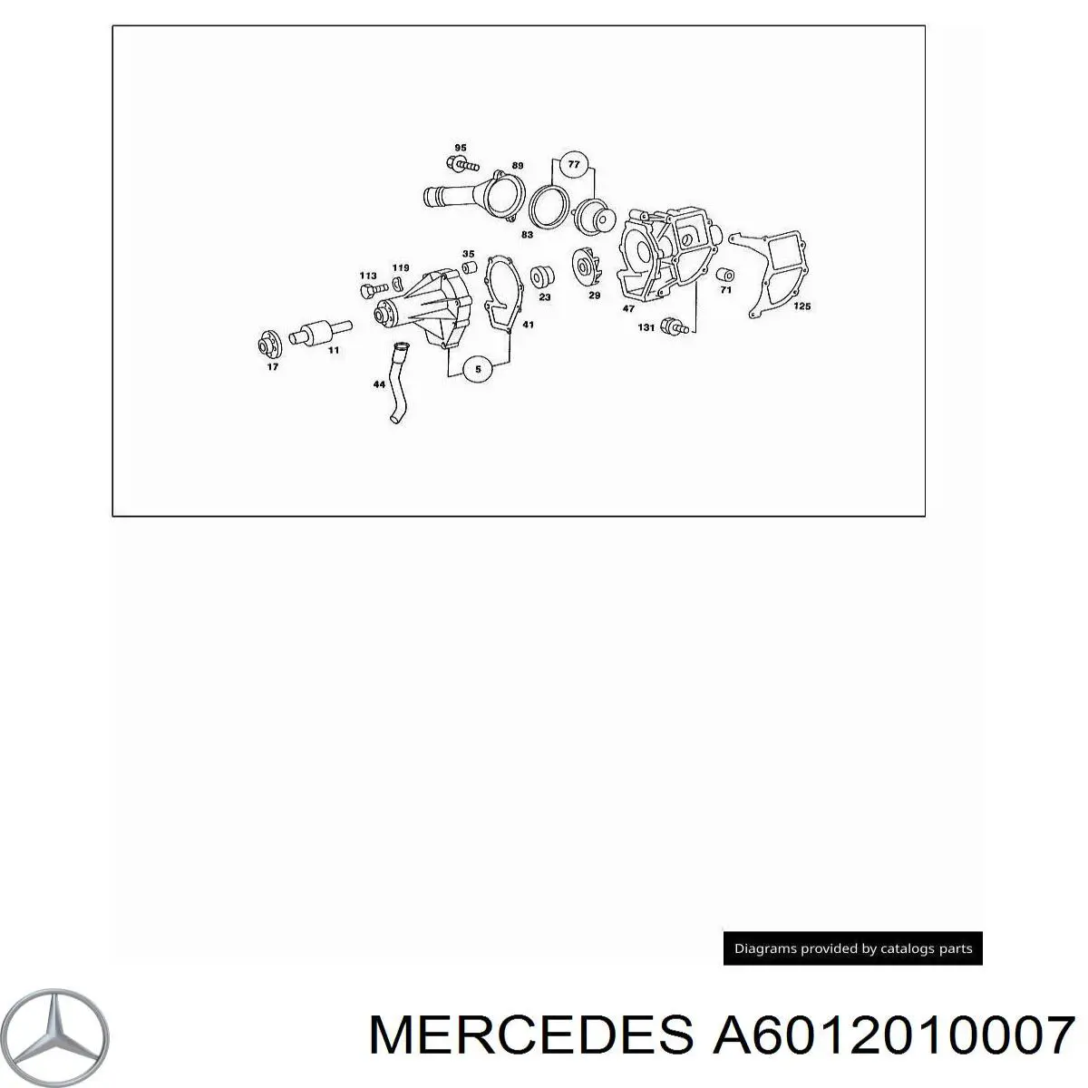 A6012010007 Mercedes 