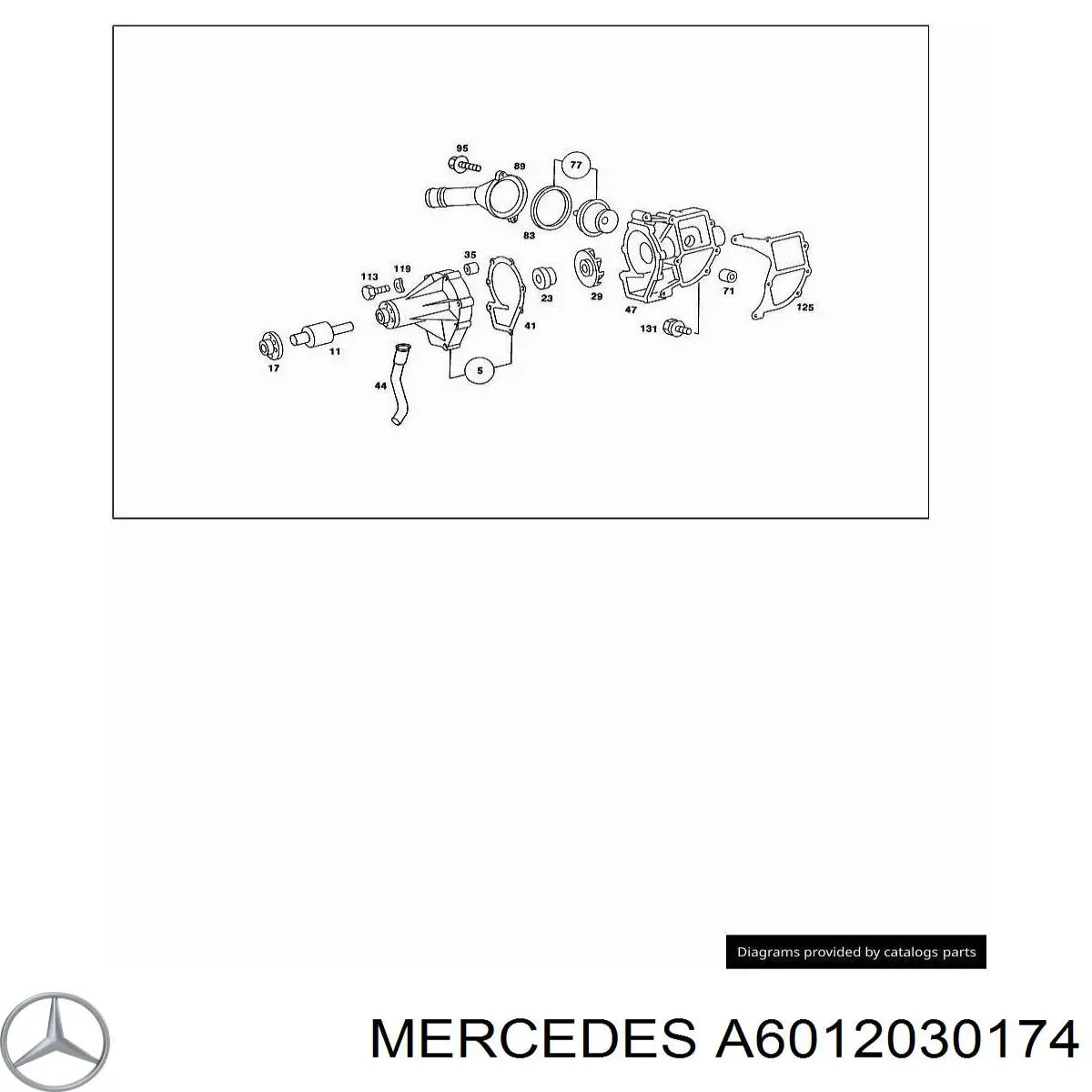 A6012030174 Mercedes 