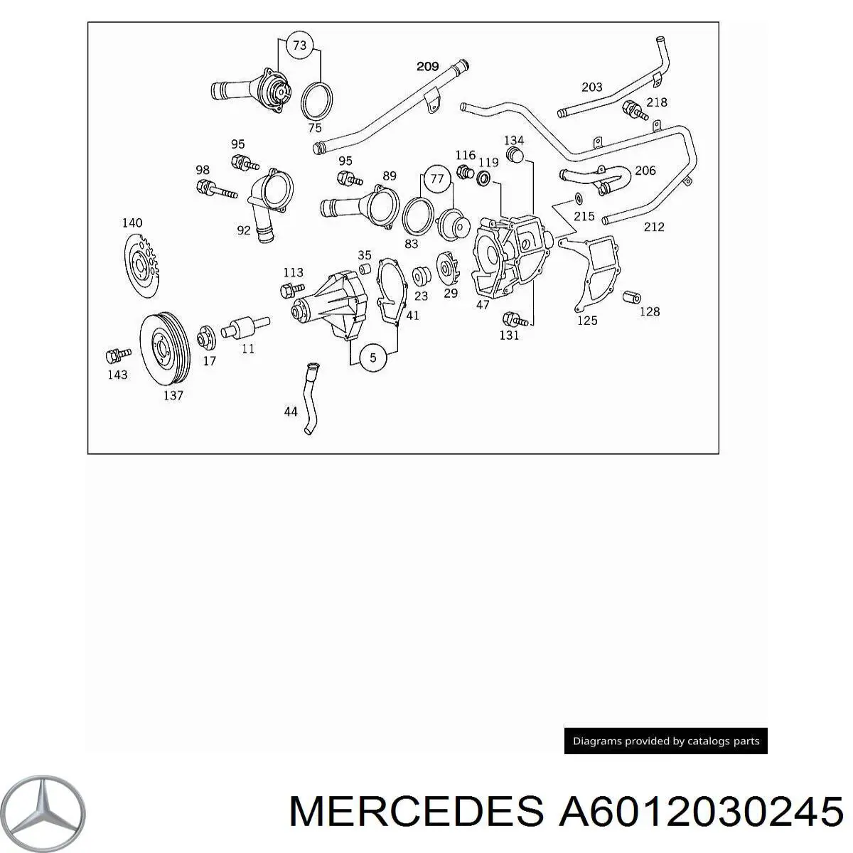 6012030245 Mercedes 