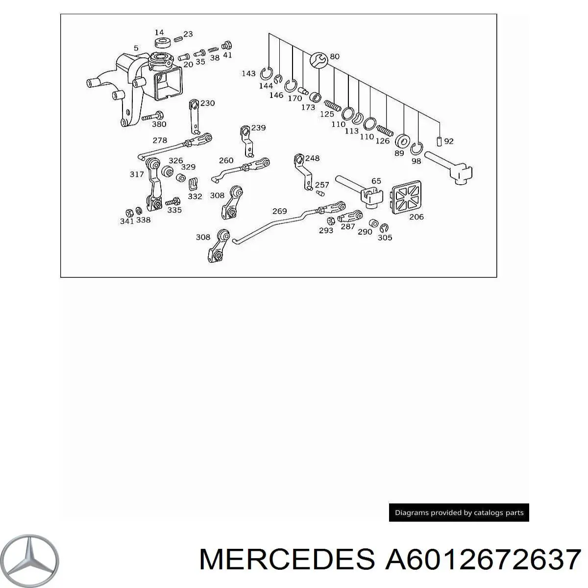 A6012672637 Mercedes 