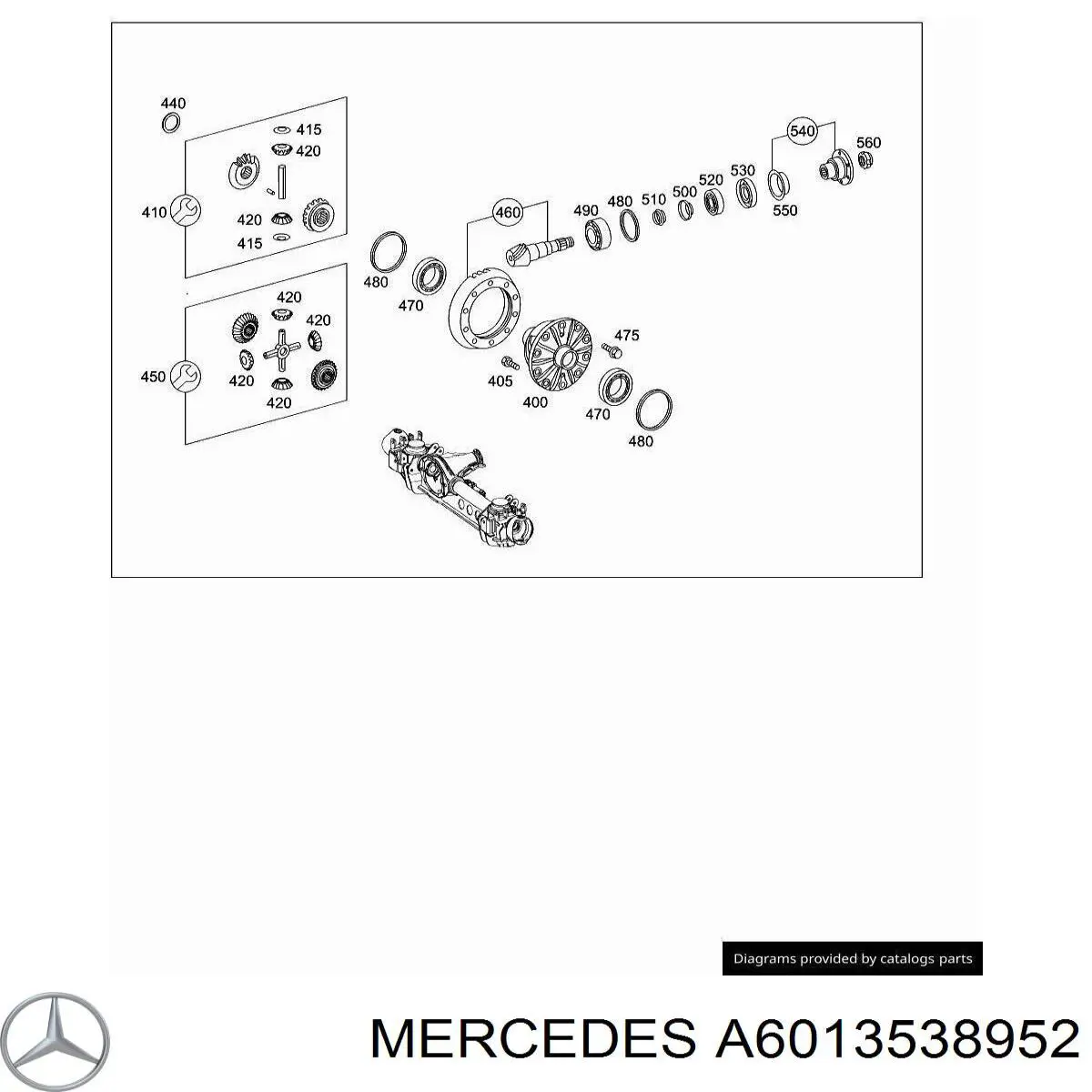 A6013538952 Mercedes 