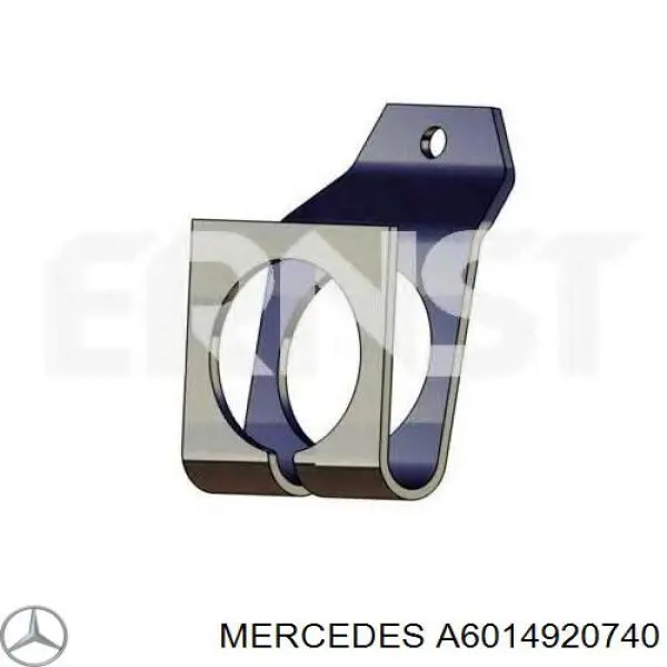 A6014920740 Mercedes хомут глушителя передний