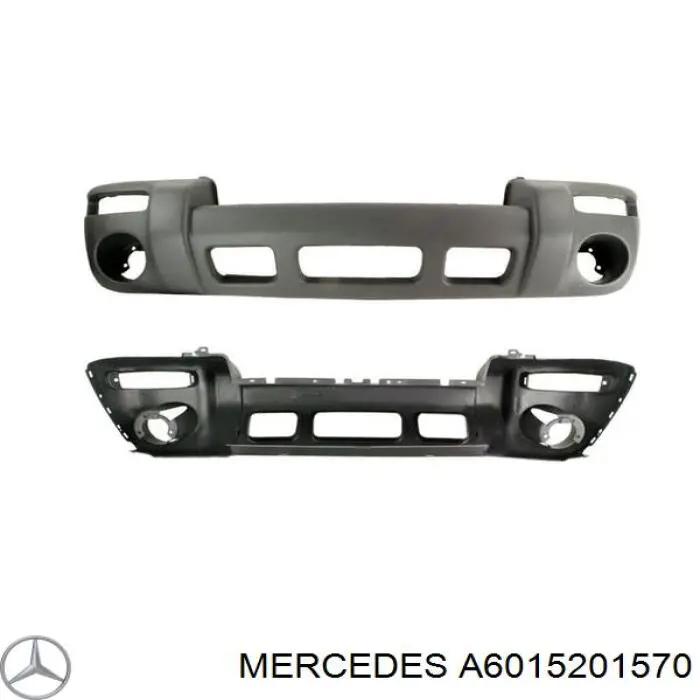 Передний бампер A6015201570 Mercedes