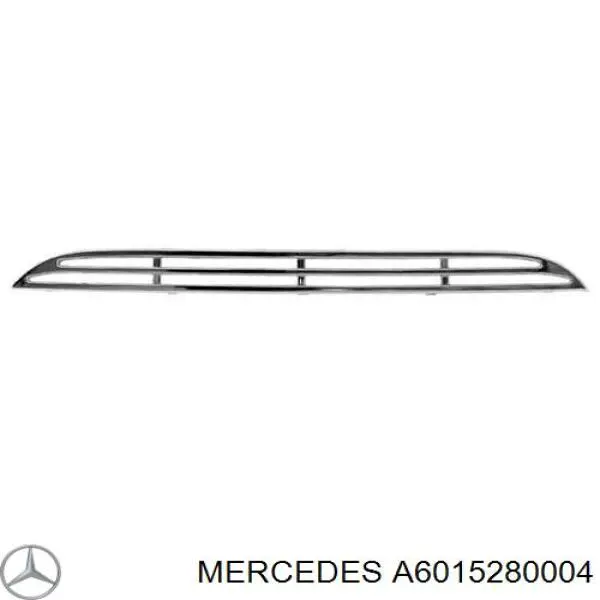 A6015280004 Mercedes решетка бампера переднего