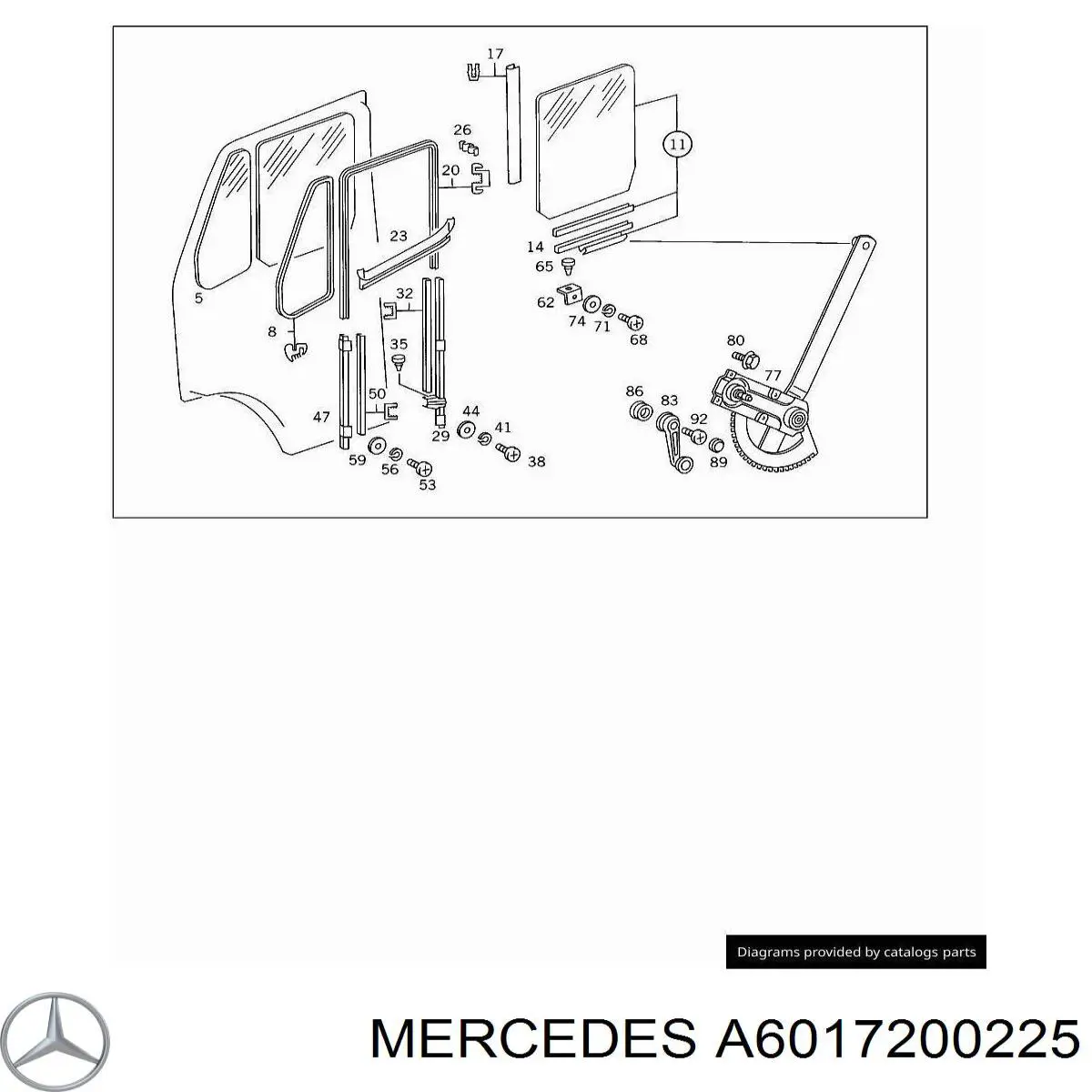 A6017200225 Mercedes 