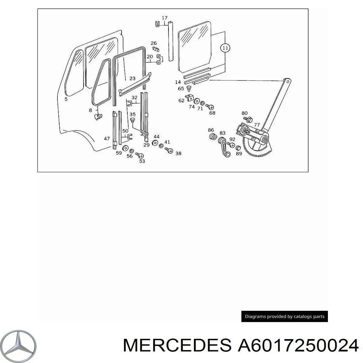 A6017250024 Mercedes 