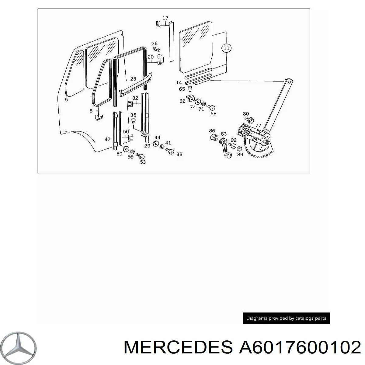 6017600102 Mercedes 