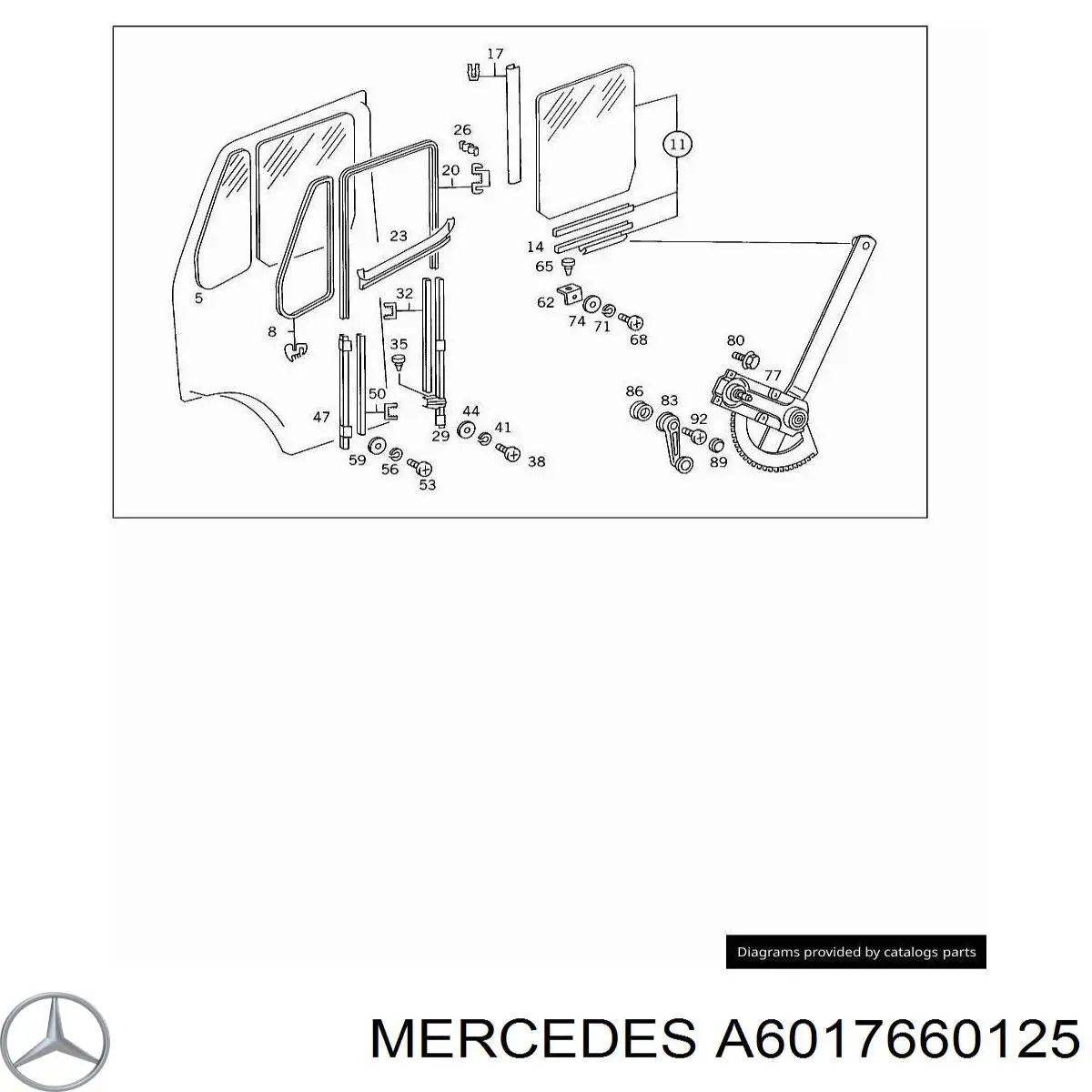  A6017660125 Mercedes