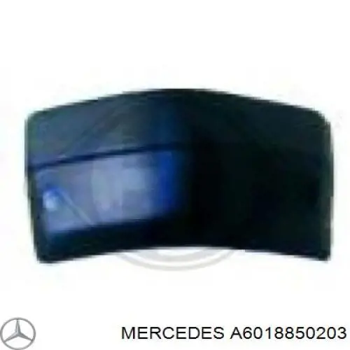 A6018850203 Mercedes бампер задний, левая часть