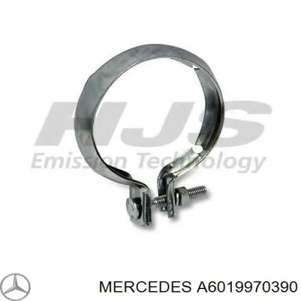 A6019970390 Mercedes Соединитель выхлопной передний